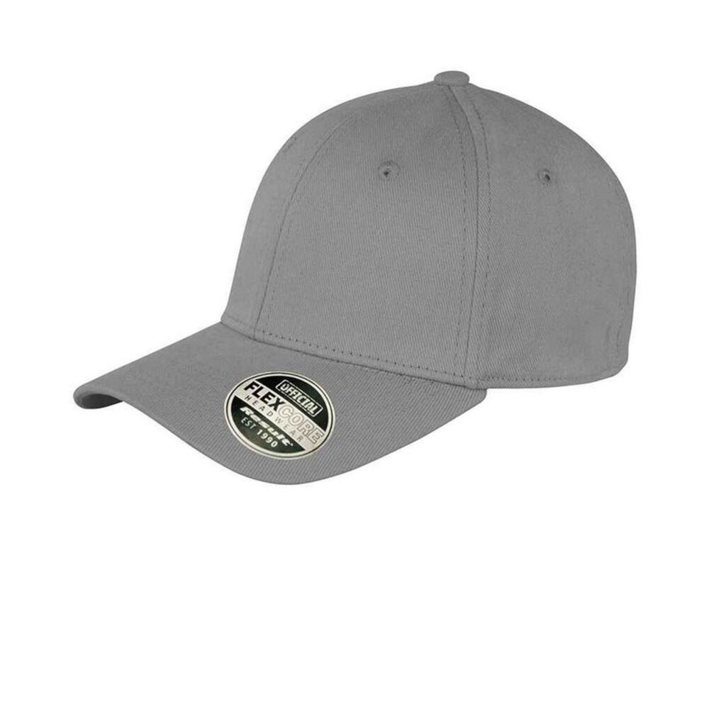 Result Headwear Unisex Adult Kansas Flexible Baseball Cap / Gray